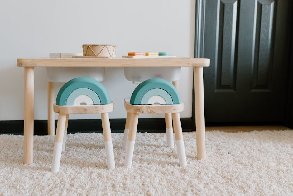 Inspiración para la decoración y organización de sala de juegos infantil