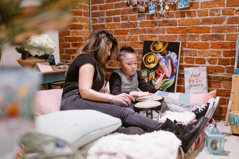 Espacios creativos y ordenados para niños en casa