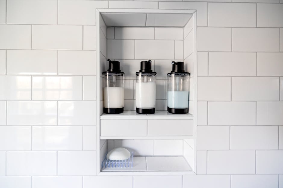 los mejores organizadores para ducha en baños pequeños