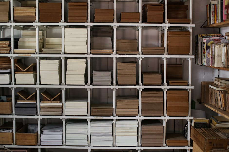 archivado de papeles importantes